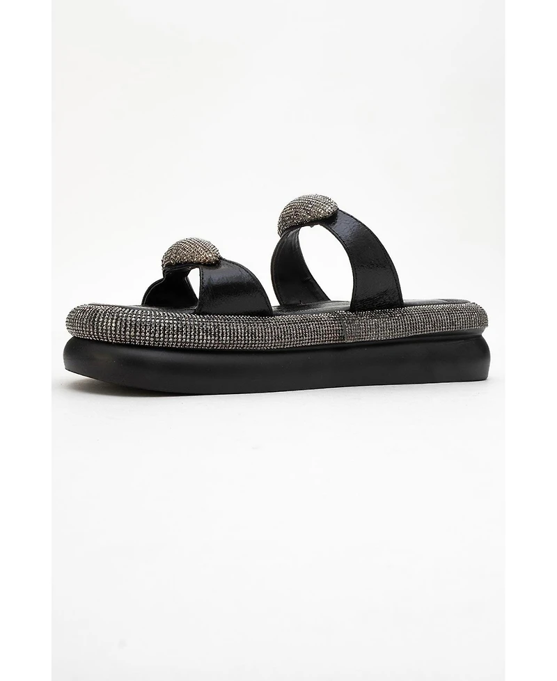 Prologue Shoes Finery Embellished Platform Slide (Women)