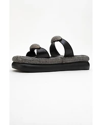 Prologue Shoes Finery Embellished Platform Slide (Women)