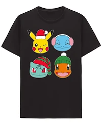 Hybrid Apparel Men's Pokemon Christmas Crewneck T-Shirt