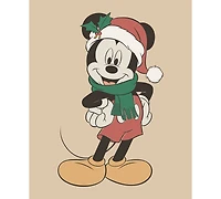 Hybrid Apparel Men's Santa Mickey Crewneck T-Shirt