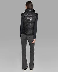 Karl Lagerfeld Paris Women's Sleeveless Puffer Vest