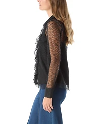 Dee Ocleppo Women's Erynn Lace Button Front Top