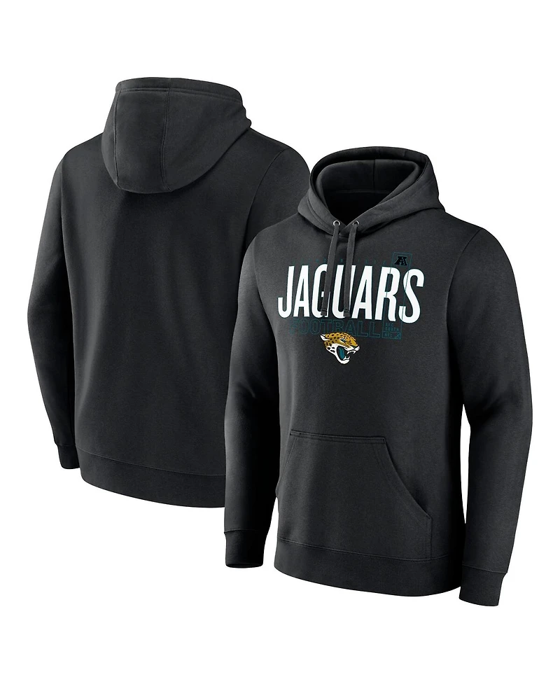 Fanatics Men's Black Jacksonville Jaguars Pylon Outline Pullover Hoodie