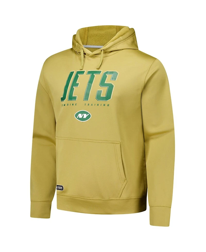 Outerstuff Men's Khaki New York Jets Top Ranked Pullover Hoodie
