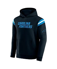 Darius Rucker Collection by Fanatics Men's Black Carolina Panthers Football Washed Pullover Hoodie
