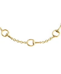 Steve Madden Gold Collegiate Link Strand Necklace