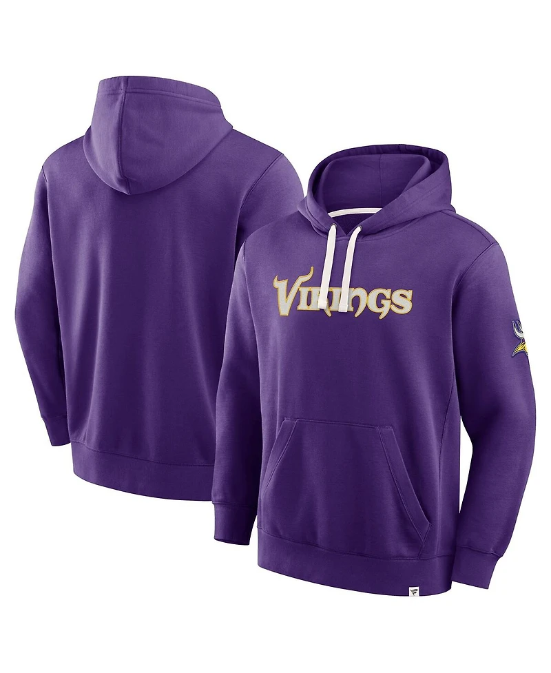 Fanatics Men's Purple Minnesota Vikings New Horizons Heritage Pullover Hoodie
