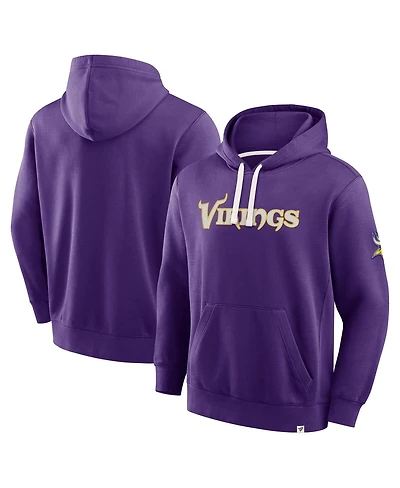 Fanatics Men's Purple Minnesota Vikings New Horizons Heritage Pullover Hoodie
