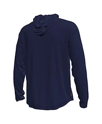 Under Armour Men's Navy Notre Dame Fighting Irish Sideline Knockout Long-Sleeve Hooded T-Shirt