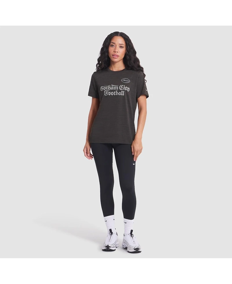 Nike Women's Black New York Jets 2025 Rivalries Collection Sideline Velocity Dri-fit T-Shirt