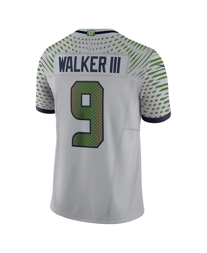 Nike Men's Kenneth Walker Iii Wolf Gray Seattle Seahawks 2025 Rivalries Collection Limited Jersey