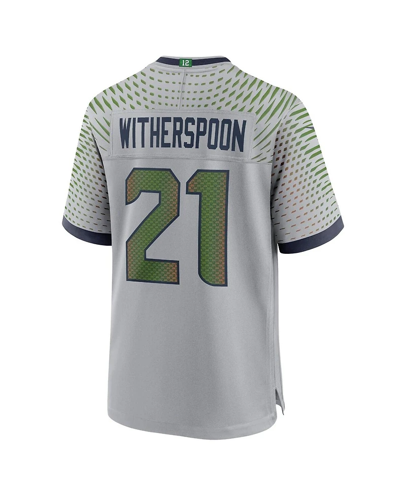 Nike Men's Devon Witherspoon Wolf Gray Seattle Seahawks 2025 Rivalries Collection Game Jersey