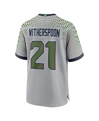 Nike Men's Devon Witherspoon Wolf Gray Seattle Seahawks 2025 Rivalries Collection Game Jersey