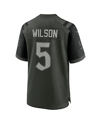 Nike Men's Garrett Wilson Gotham Green New York Jets 2025 Rivalries Collection Game Jersey