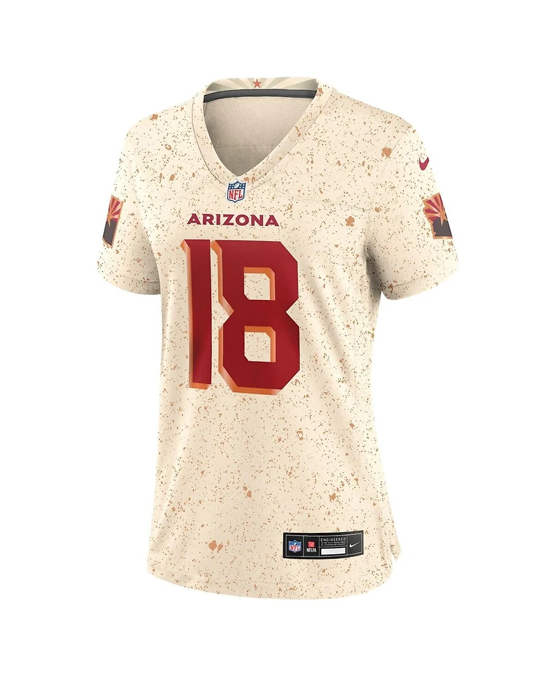 Nike Women's Marvin Harrison Jr. Natural Arizona Cardinals 2025 Rivalries Collection Game Jersey