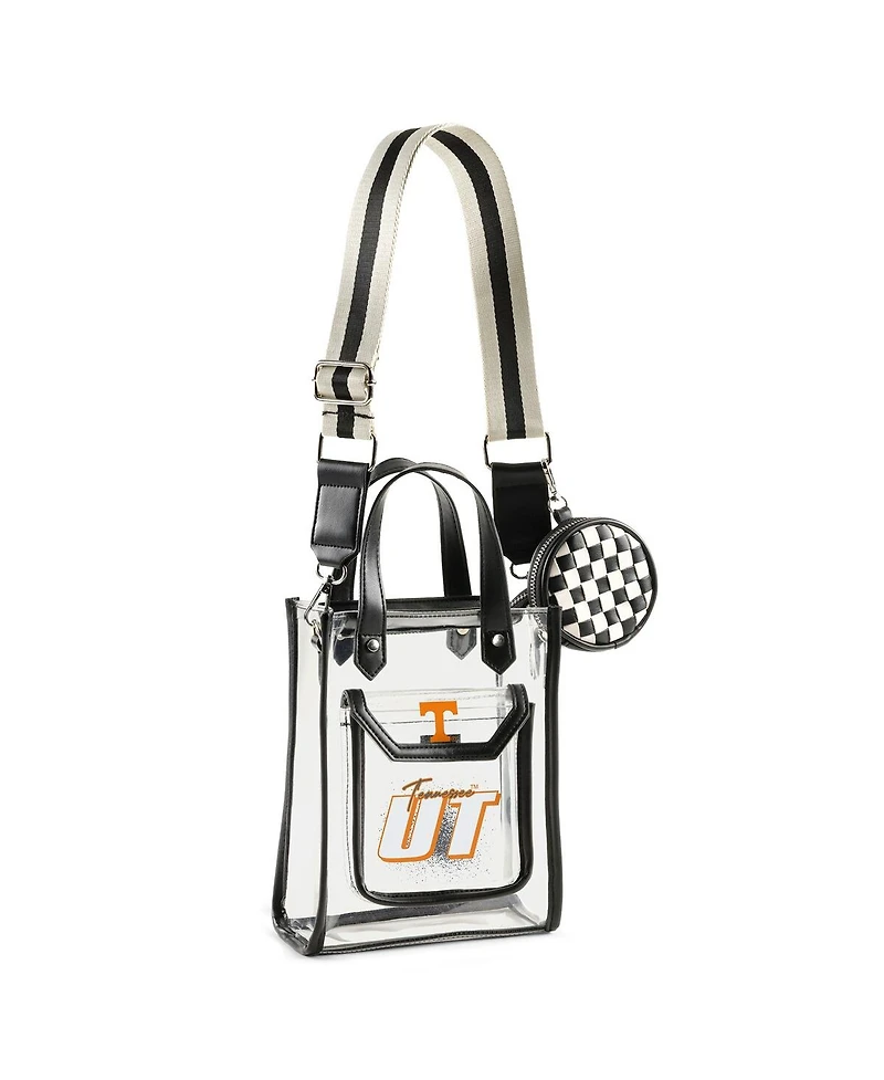 Wear by Erin Andrews Tennessee Volunteers Clear Stadium Crossbody Purse with Coin Pouch