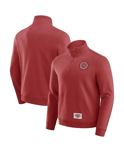 Darius Rucker Collection by Fanatics Men's Garnet South Carolina Gamecocks Quarter-Zip Pullover Hoodie