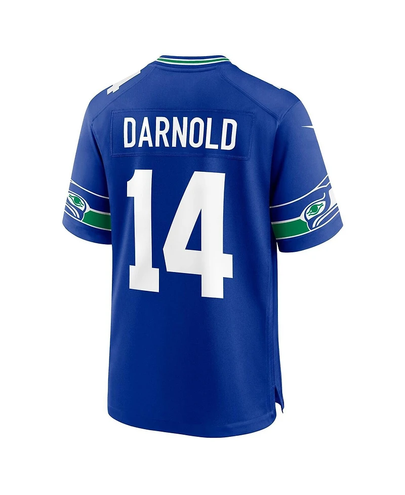 Nike Men's Sam Darnold Royal Seattle Seahawks Alternate 50th Season Game Jersey