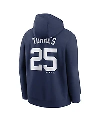 Nike Men's Gleyber Torres Navy Detroit Tigers Player Name Number Club Fleece Pullover Hoodie
