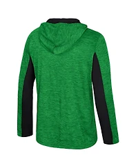 Colosseum Men's Green Oregon Ducks Always Sunny Quarter-Zip Hoodie