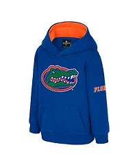 Colosseum Toddler Royal Florida Gators Big Logo Volume Fleece Pullover Hoodie