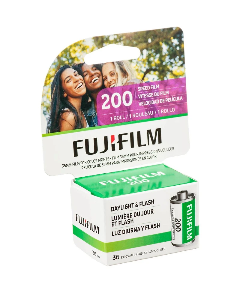 Fujifilm s5mm Color Negative Roll Film, 200 Iso, 36 Exposures (10 Pack) With Slinger Camera Bag