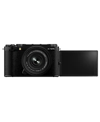 Fujifilm X-M5 Mirrorless Camera with Xc 15-45mm f/3.5-5.6 Ois Pz Lens, Black, Bundle with 64GB Memory Card, Camera Case