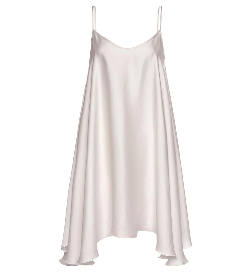 Lascana Women's Flowy Satin Negligee