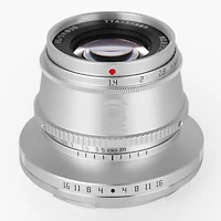 TTArtisan 35mm f/1.4 Lens for Fujifilm X, Silver
