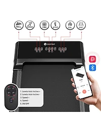 DeerRun Z10 12% Auto Incline Smart Walking Pad Treadmill with remote control
