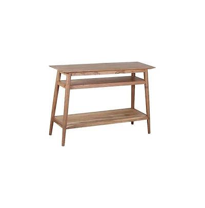Porter Designs Portola Solid Acacia Wood Console Table, Natural
