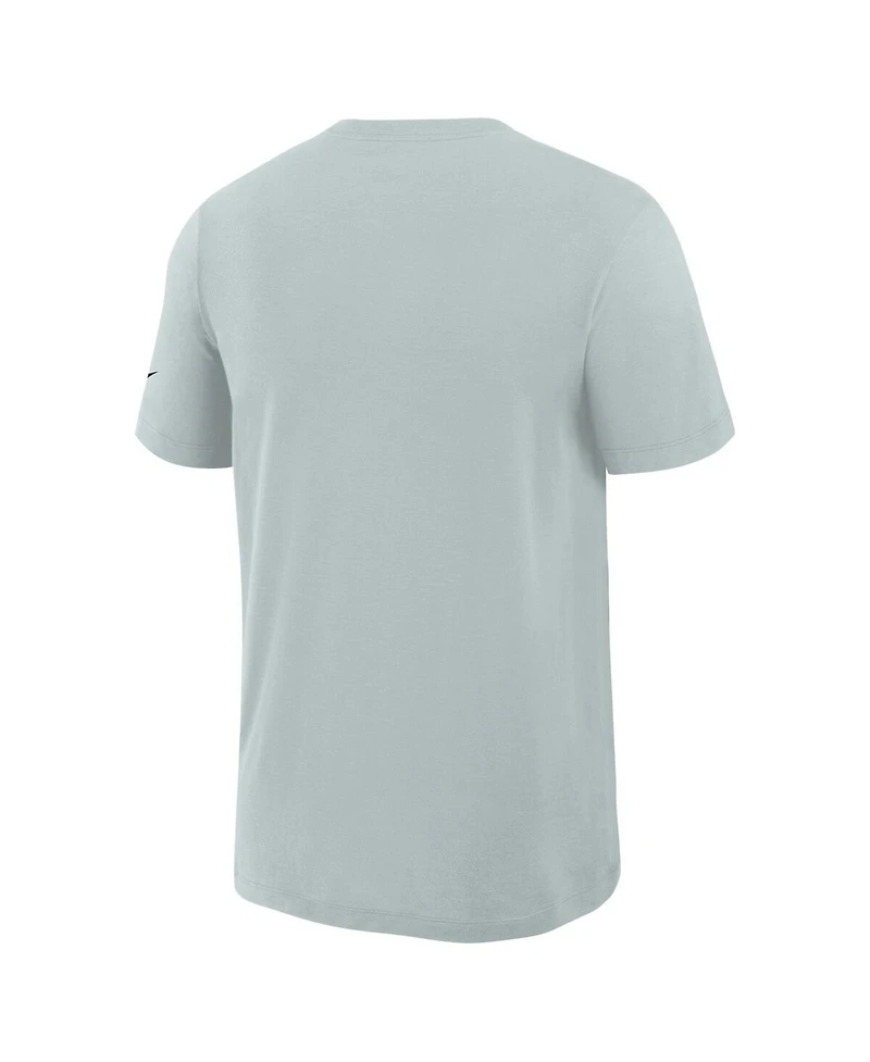 Nike Men's Silver New England Patriots 2025 Rivalries Collection Slub Dri-fit T-Shirt