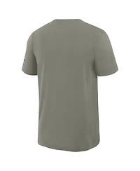 Nike Men's Dark Stucco New York Jets 2025 Rivalries Collection Slub Dri-fit T-Shirt