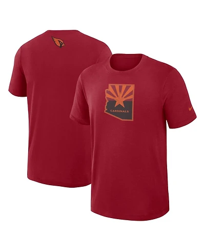Nike Men's Red Arizona Cardinals 2025 Rivalries Collection Slub Dri-fit T-Shirt