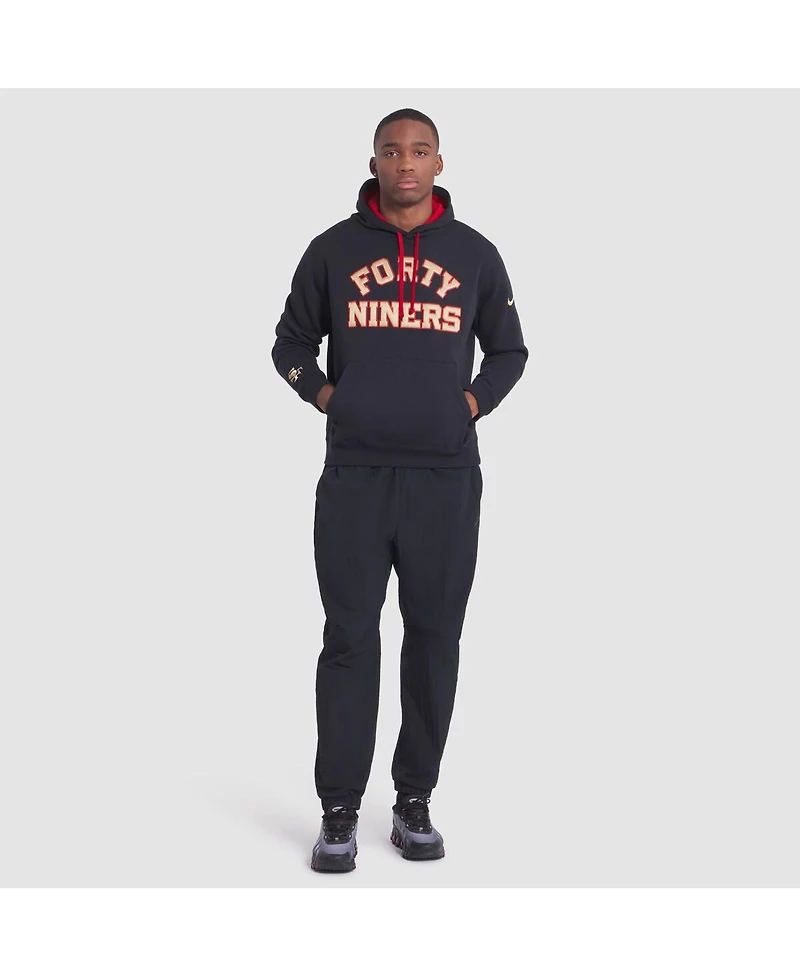 Nike Men's Black San Francisco 49ers 2025 Rivalries Collection Club Hoodie