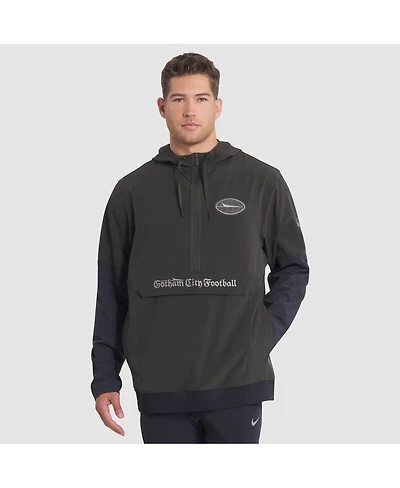 Nike Men's Gotham Green New York Jets 2025 Rivalries Collection Sideline Anorak Half-Zip Hoodie Jacket