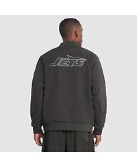 Nike Men's Gotham Green New York Jets 2025 Rivalries Collection Sideline Full-Zip Bomber Jacket