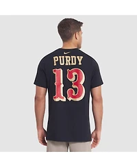 Nike Men's Brock Purdy Black San Francisco 49ers 2025 Rivalries Collection Player Name Number Jersey