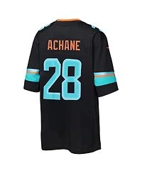 Nike Big Boys and Girls De'Von Achane Pitch Blue Miami Dolphins 2025 Rivalries Collection Game Jersey