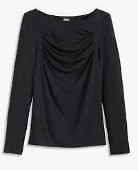 I.n.c. International Concepts Women's Long-Sleeve Boat-Neck Knit Top, Macy's Exclusive