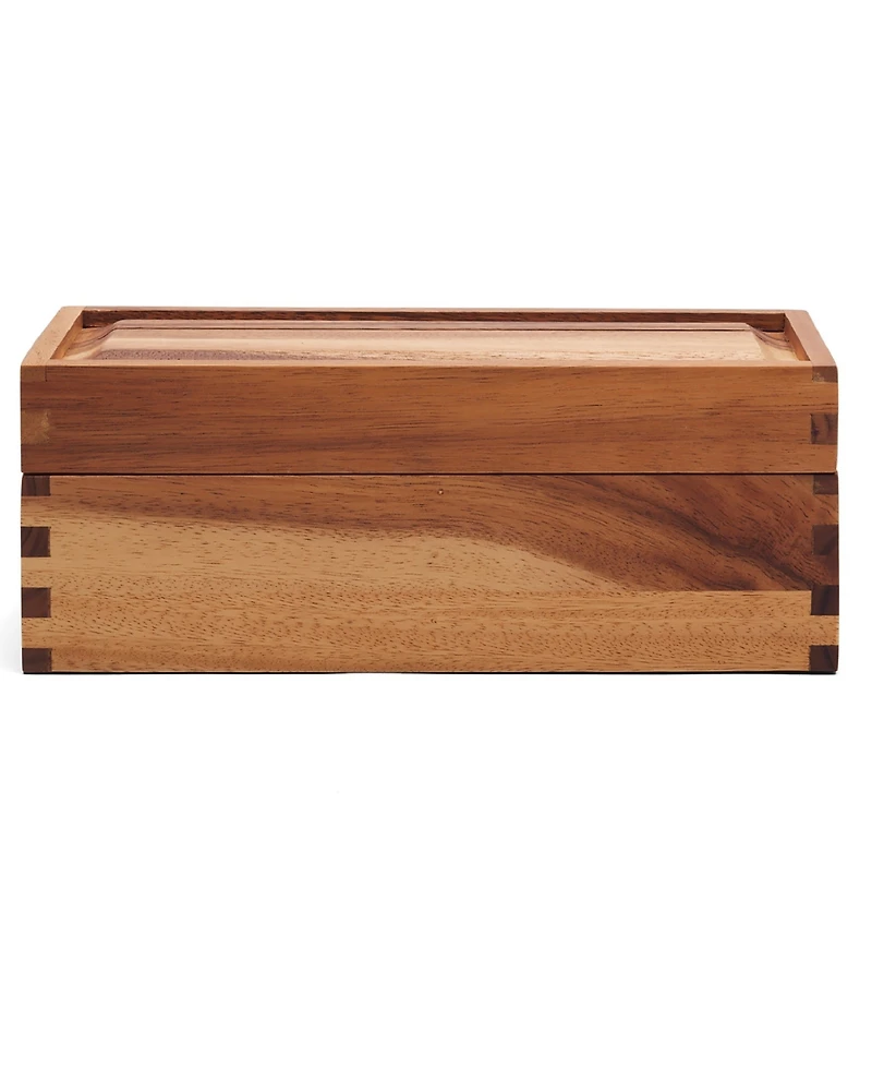 Ironwood Acacia 11.5" Recipe Box