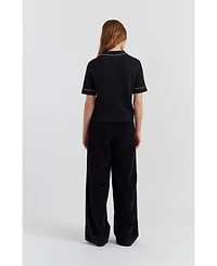 Chinti & Parker Women's Laura Whitmore Diamonte Polo Top