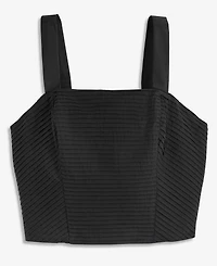 I.n.c. International Concepts Women's Pintuck-Pleat Cropped Tank, Macy's Exclusive