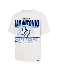'47 Brand Men's White San Antonio Spurs City Edition Shifty Foundation T-Shirt