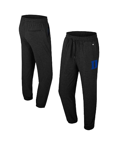 Colosseum Men's Black Duke Blue Devils Revolution Jogger Pants