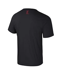 Colosseum Men's Black Louisville Cardinals Color Pop Active Blend T-Shirt