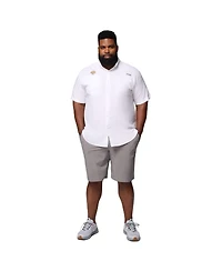 Columbia Men's White Tennessee Volunteers Big Tall Tamiami Omni-Shade Button-Down Shirt