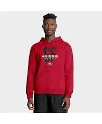 Fanatics Men's Scarlet San Francisco 49ers Right Tackle Legacy Pullover Hoodie