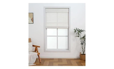 Shadisfy Cordless Bamboo Roman Shades W X 72