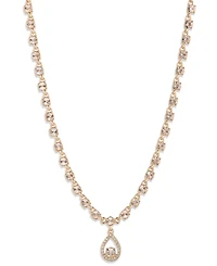 Givenchy Glass Stone Gold-Tone Pear Pendant Necklace